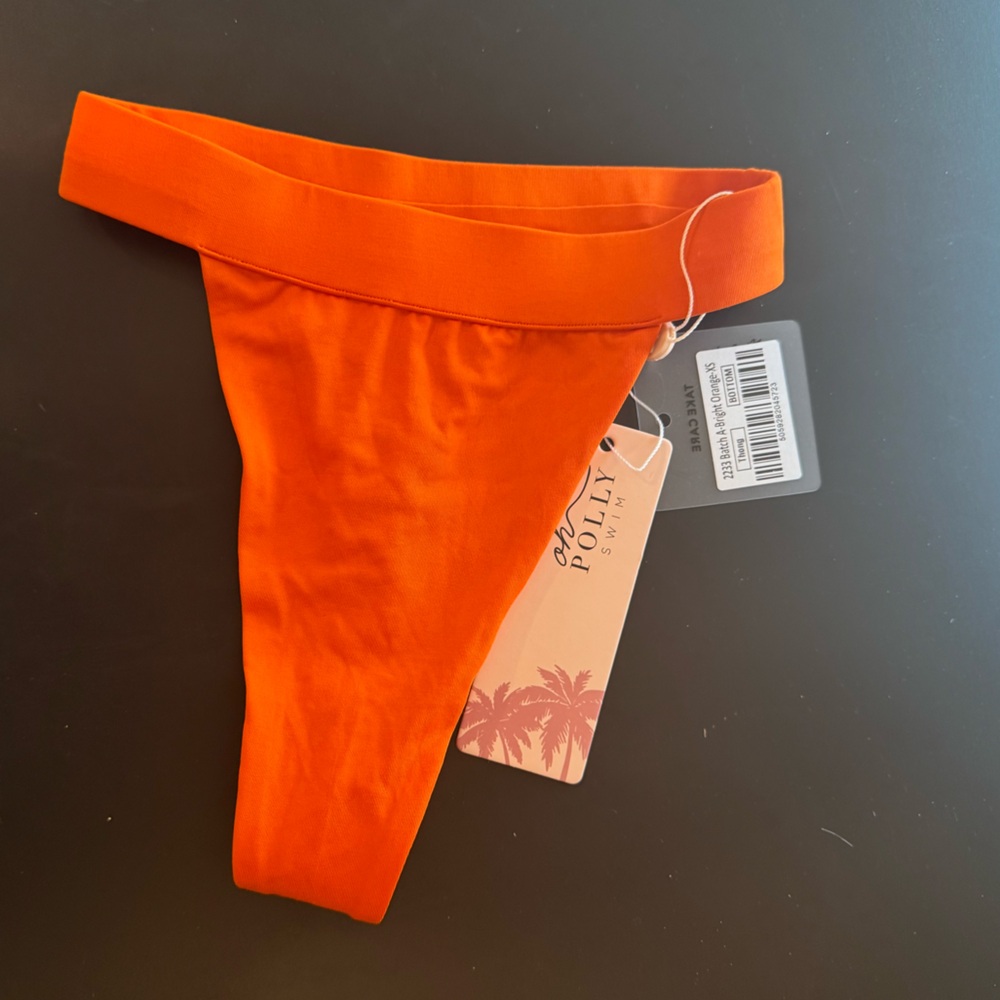 Oh Polly xs orange bottom bikini